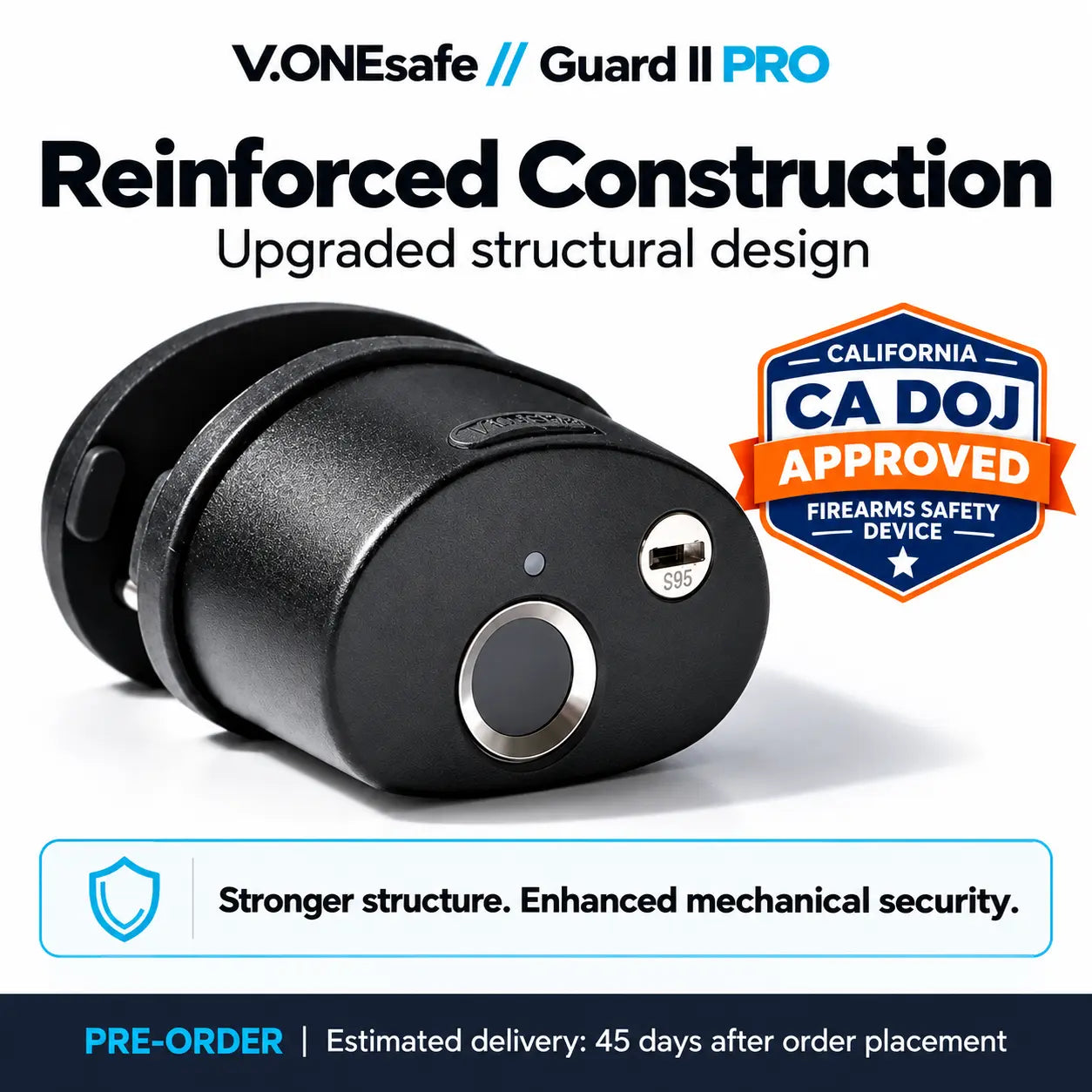 Smart Guard II PRO Biometric Trigger Lock V.ONE Safe